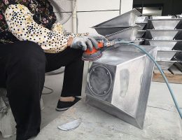 casin llifoleuadau alwminiwm