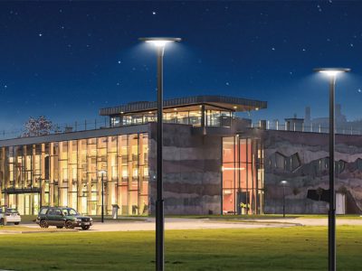 alwminiwm-gardd-golau-achos